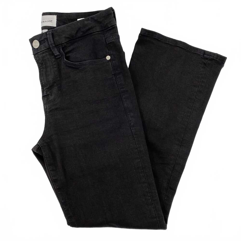 Frame Denim Black Le Crop Mini Boot Jeans | Women’s 26 Regular